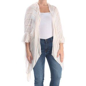 NWT! I.N.C. International Concepts Gauze Wrap Women's O/S Pink Beige Metallic